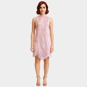 Bardot Size M, Blush Lace Mini Dress